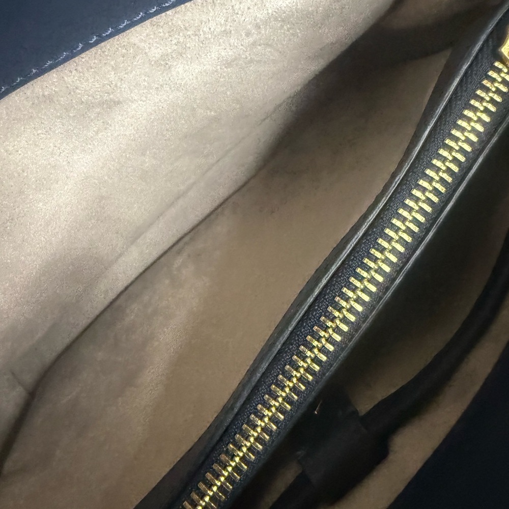 New Without Tags Kate Spade Navy and Cream Satchel - Picture 7 of 13